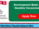 Development Bank of Namibia Vacancies