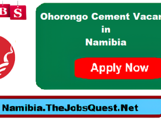 Ohorongo Cement Vacancies