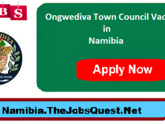 Ongwediva Town Council Vacancies