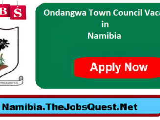 Ondangwa Town Council Vacancies