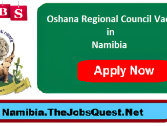 Oshana Regional Council Vacancies