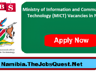 MICT Vacancies