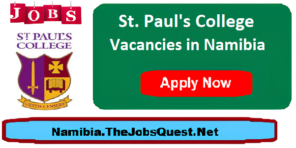 St. Paul's College Vacancies