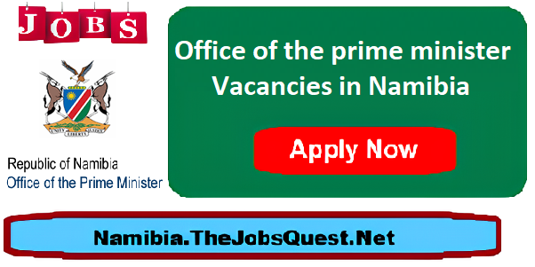 Office of the prime minister Vacancies