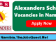 Alexanders School Vacancies