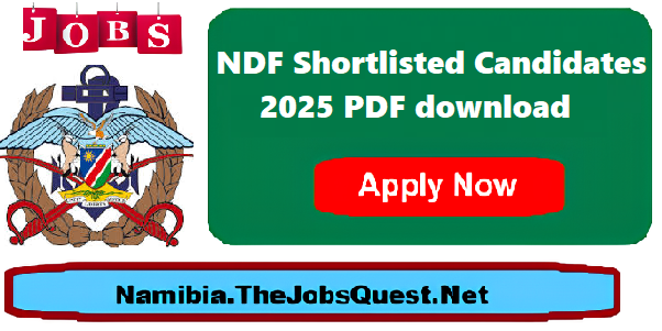 NDF Shortlisted Candidates 2025 PDF download