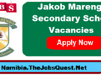 Jakob Marengo Secondary School Vacancies