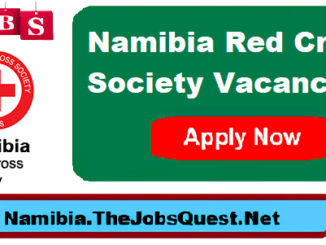 Namibia Red Cross Society Vacancies