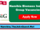 Namibia Biomass Industry Group Vacancies