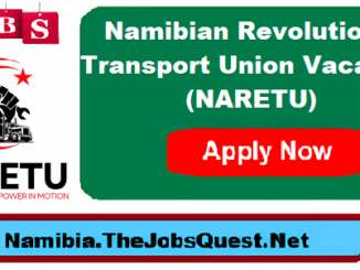 Namibian Revolutionary Transport Union Vacancies