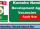 Komeho Namibia Development Agency Vacancies
