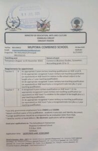 MOE Vacancies