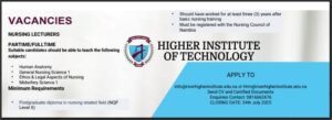 River Higher Institute Vacancies