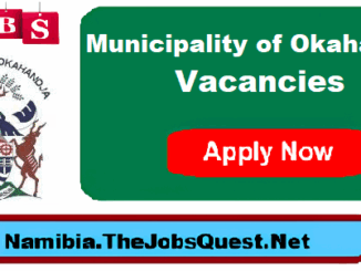 Municipality of Okahandja Vacancies