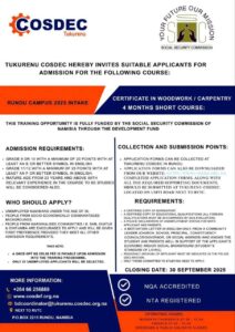 COSDEF Vacancies