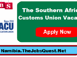 Southern African Customs Union Vacancies
