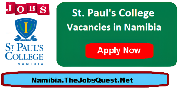 St. Paul's College Vacancies St. Paul's College Vacancies