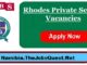 Rhodes Private School Vacancies